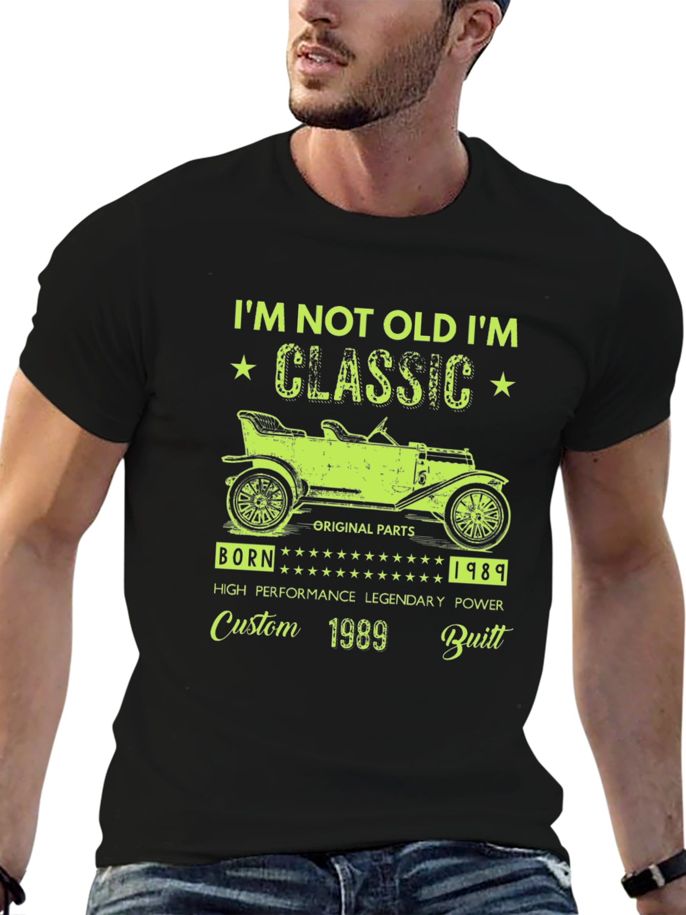Classic Car T-Shirt - Born 1989