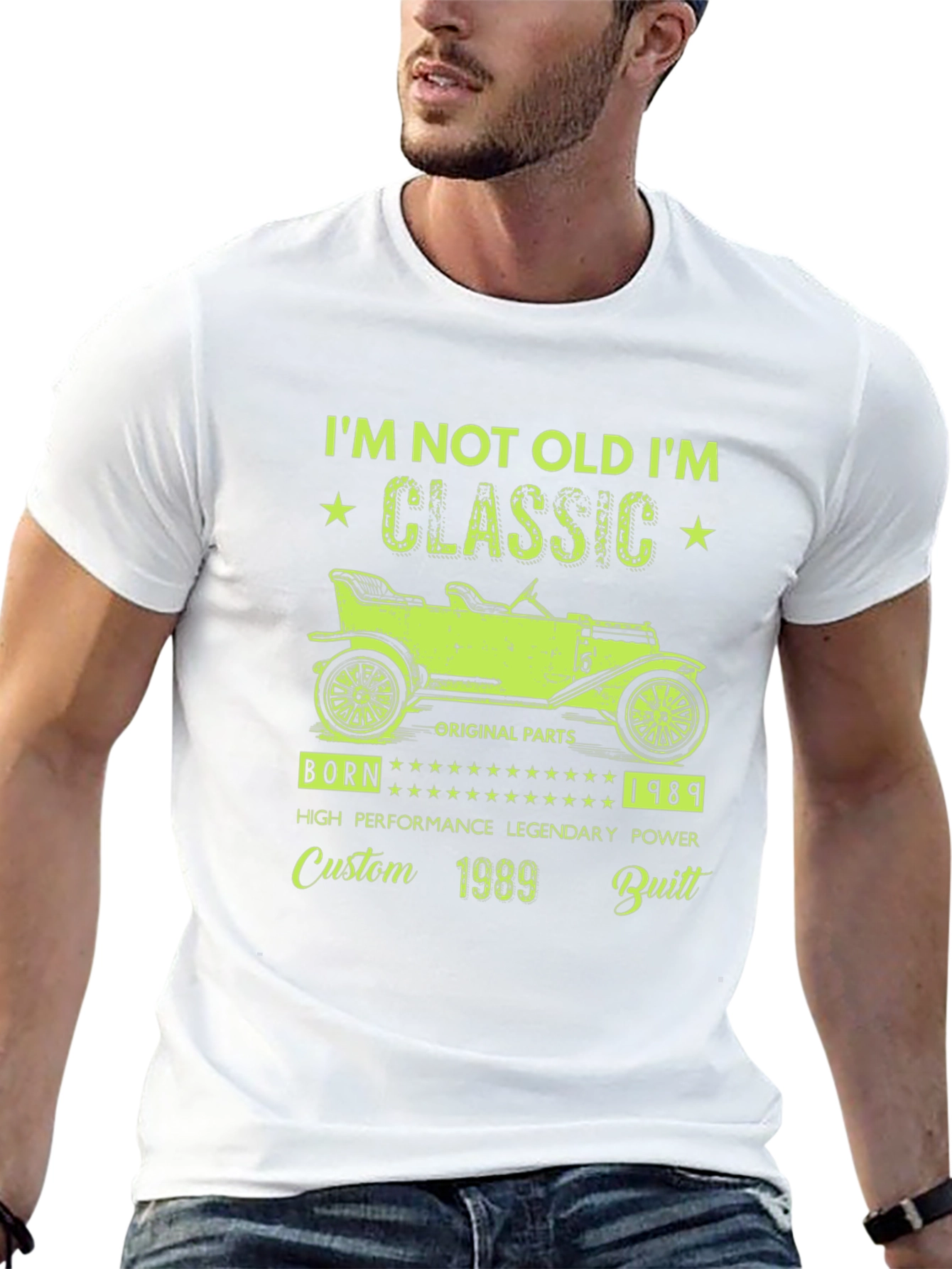 Classic Car T-Shirt - Born 1989
