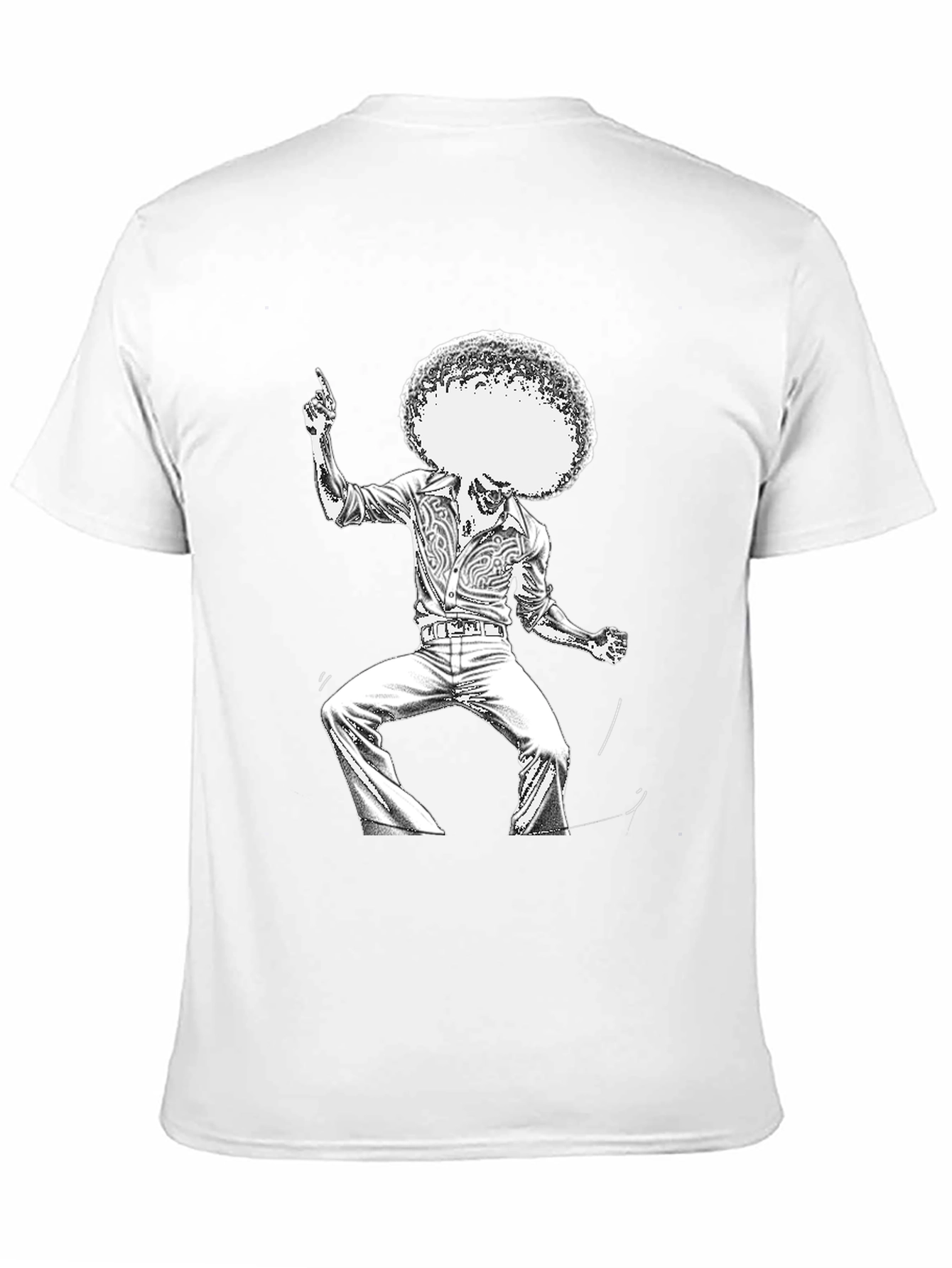 Retro Disco Dancer Black T-Shirt