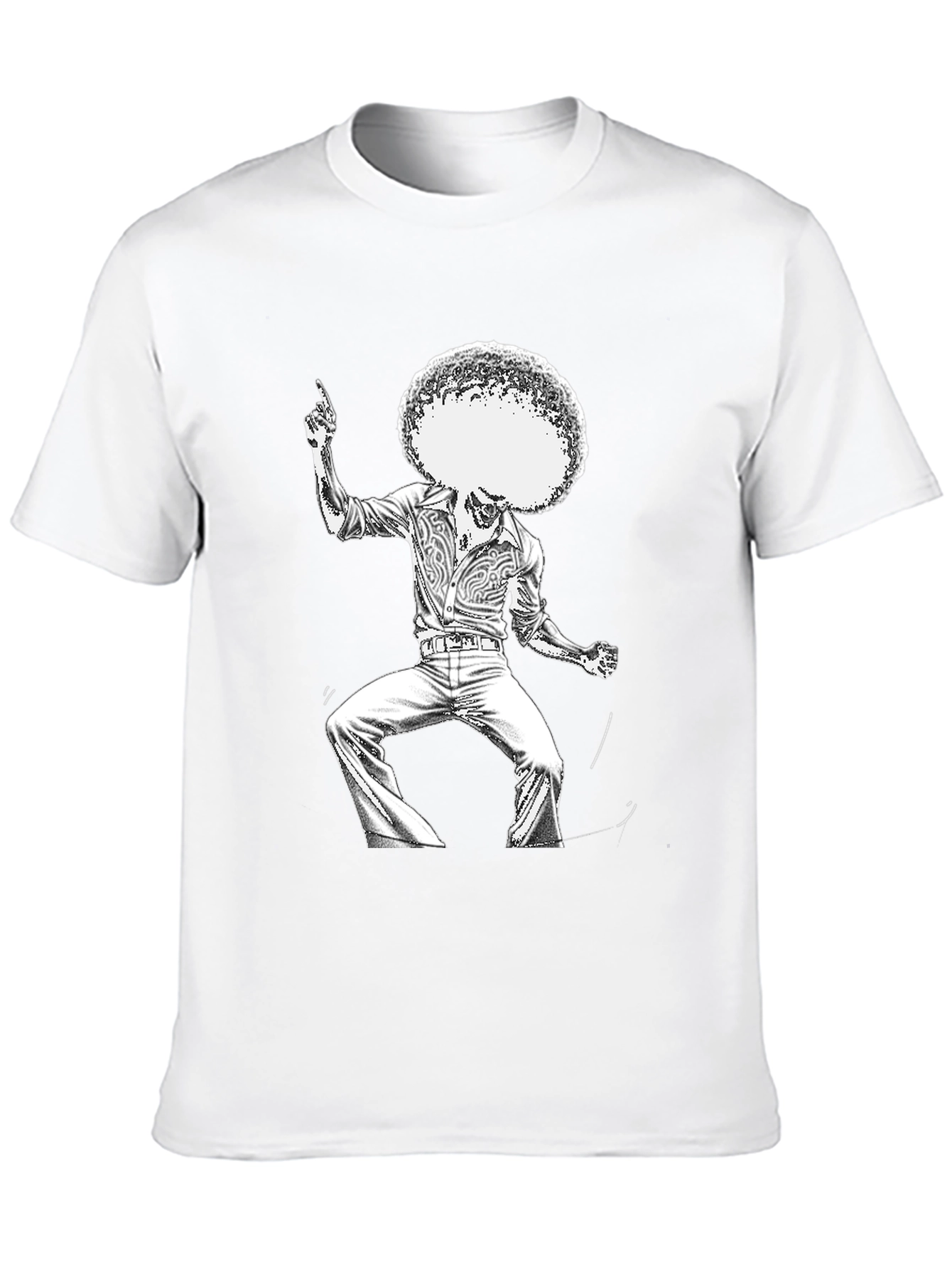 Retro Disco Dancer Black T-Shirt