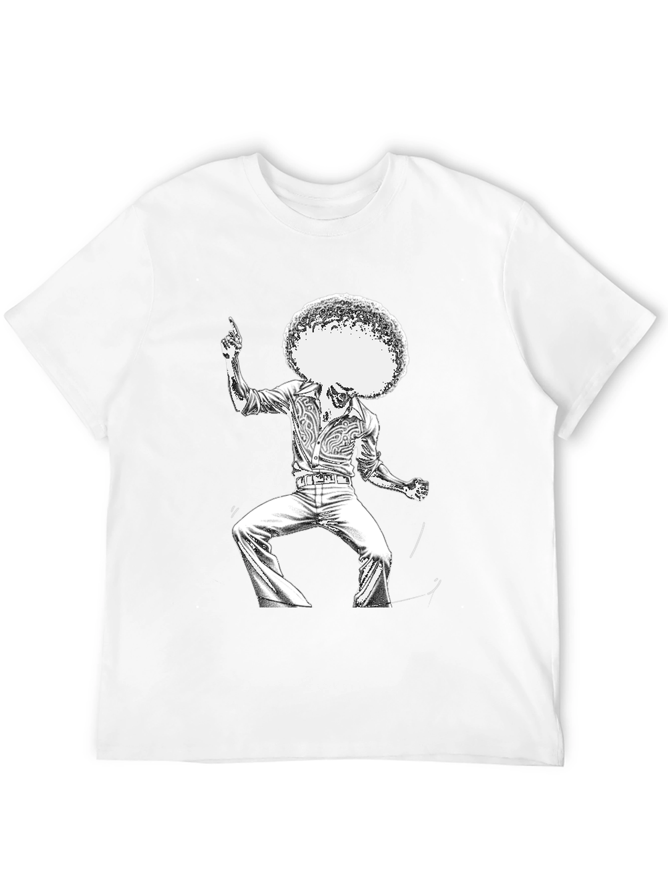 Retro Disco Dancer Black T-Shirt
