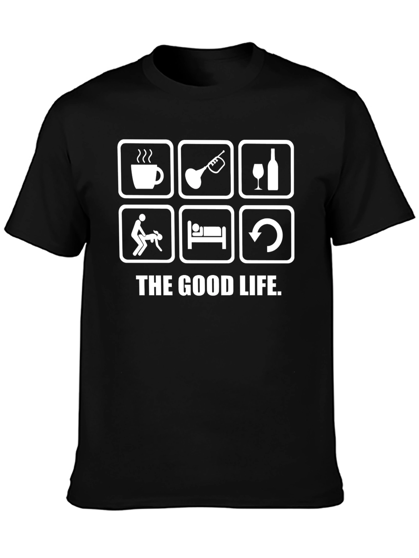 The Good Life Graphic Tee - Black