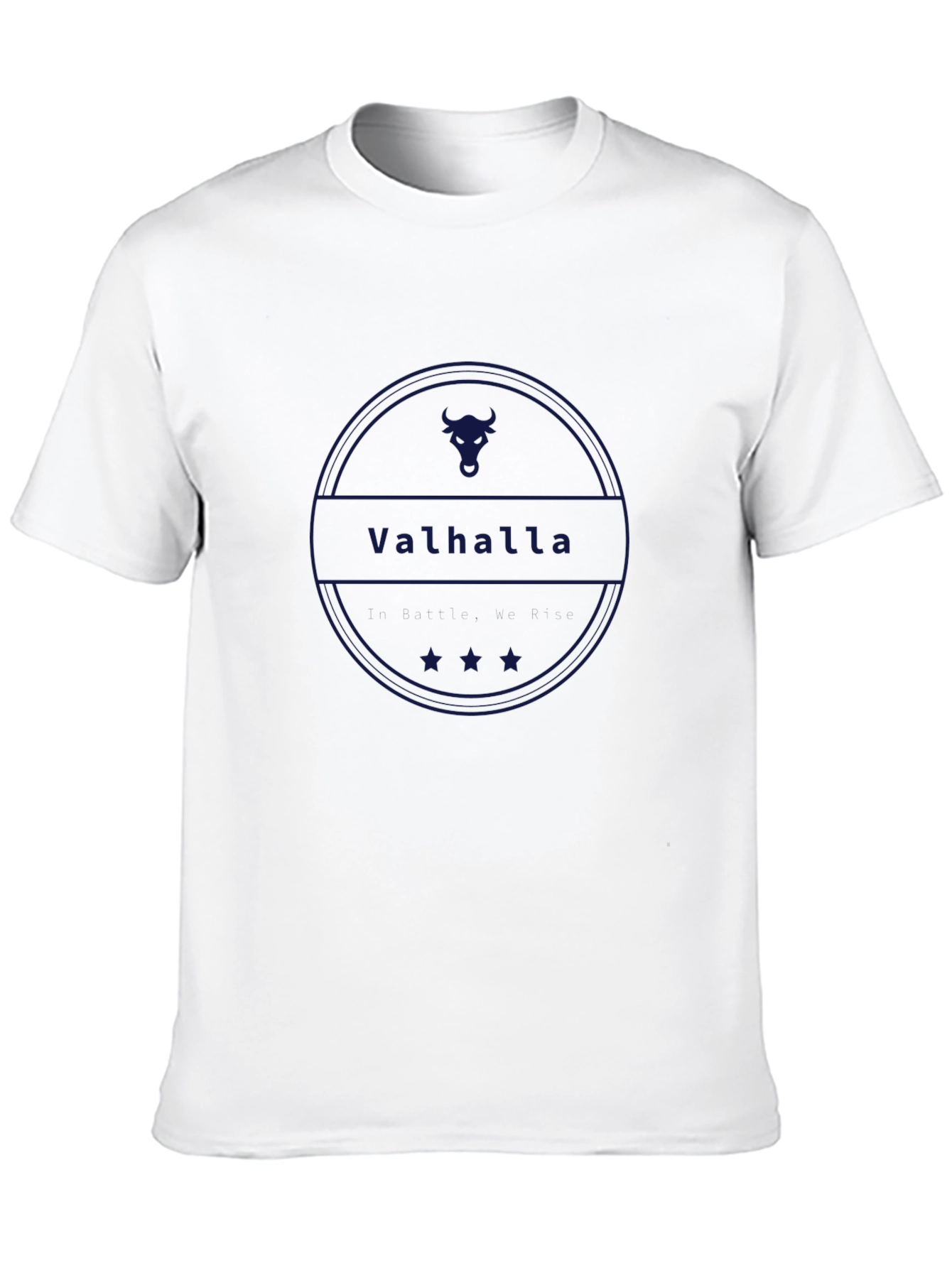 Valhalla Viking Graphic Tee - Black