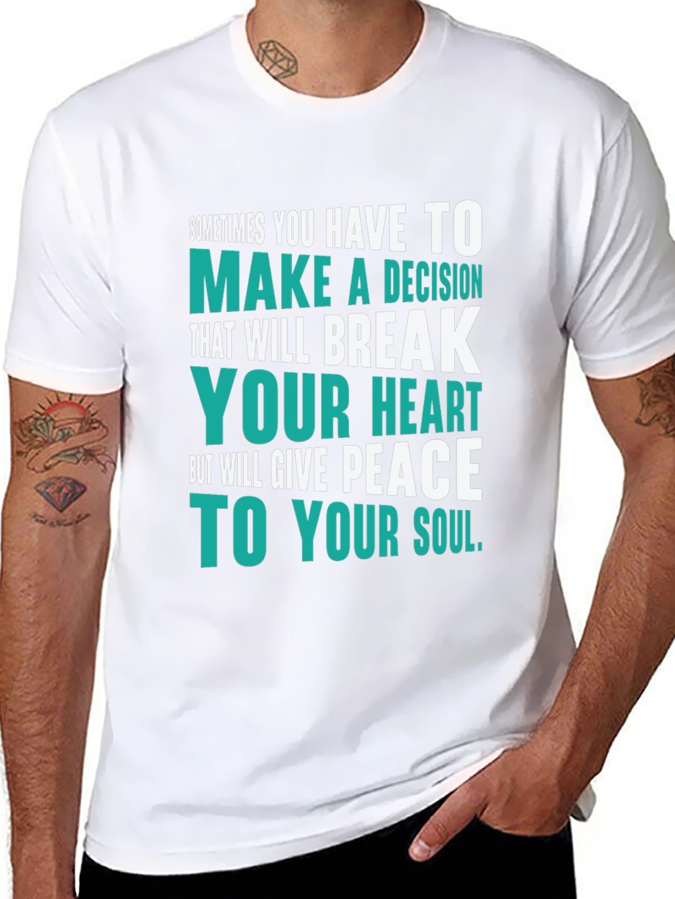 Decision & Peace Graphic T-Shirt