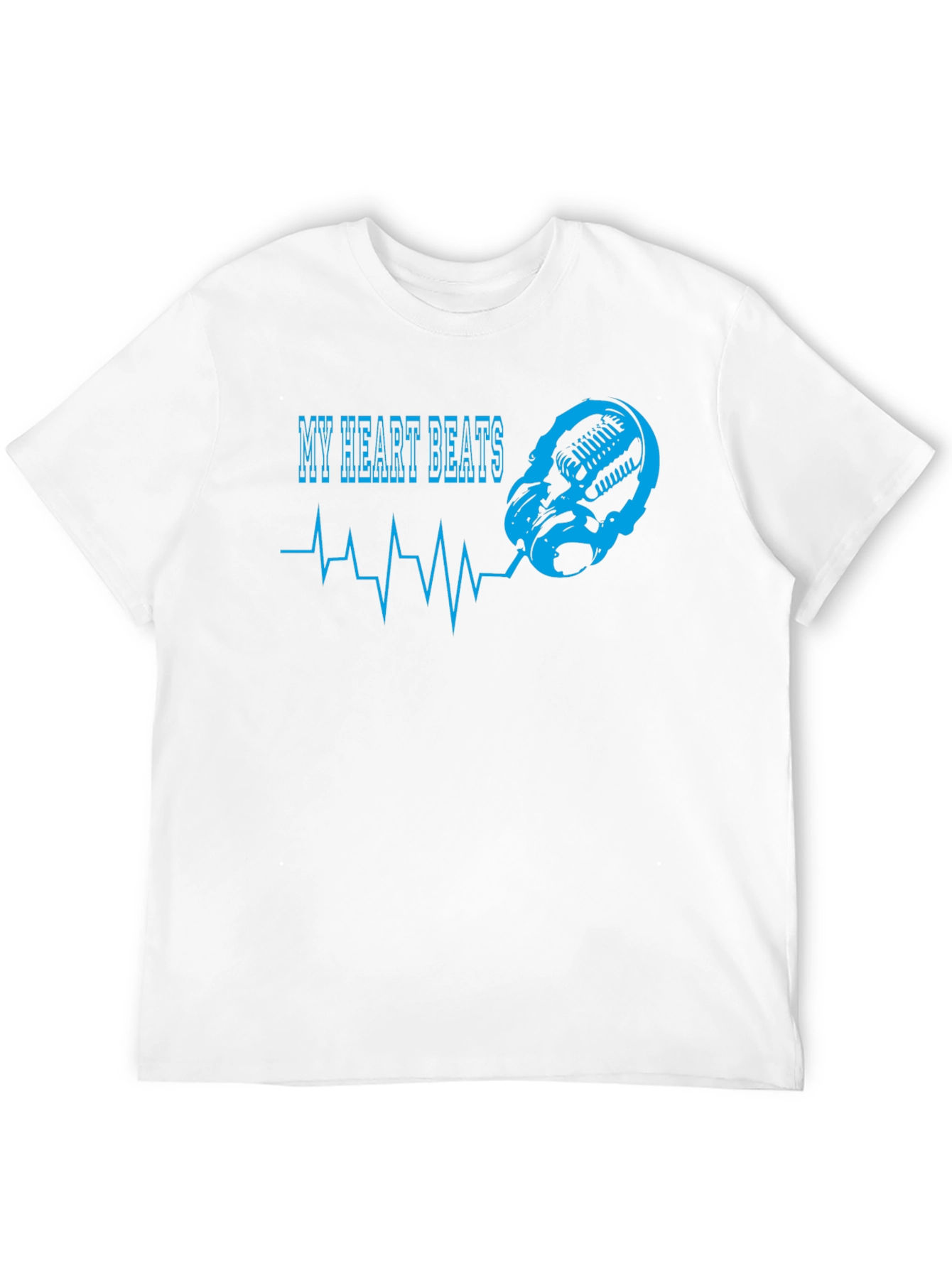 My Heart Beats Microphone T-Shirt