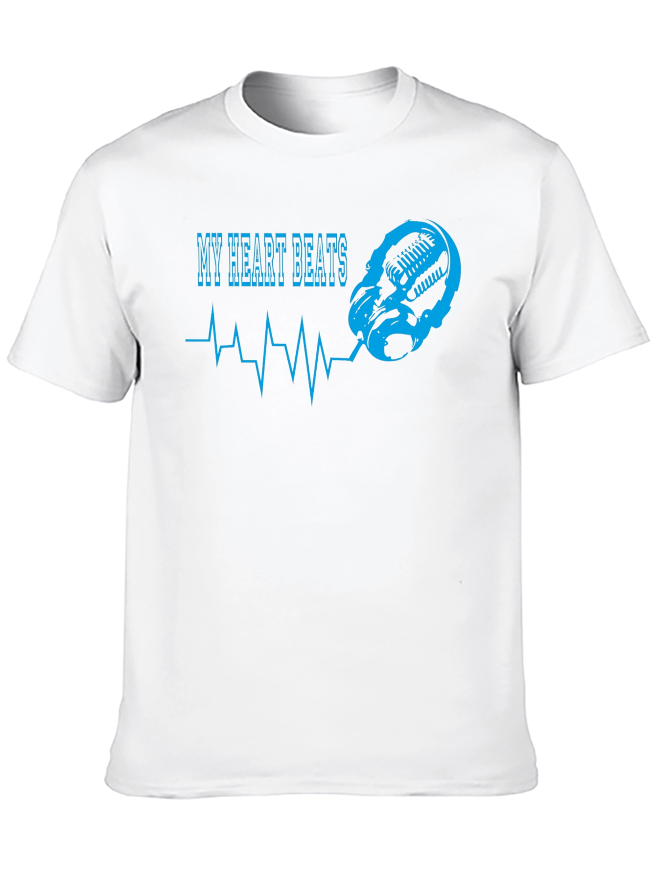 My Heart Beats Microphone T-Shirt