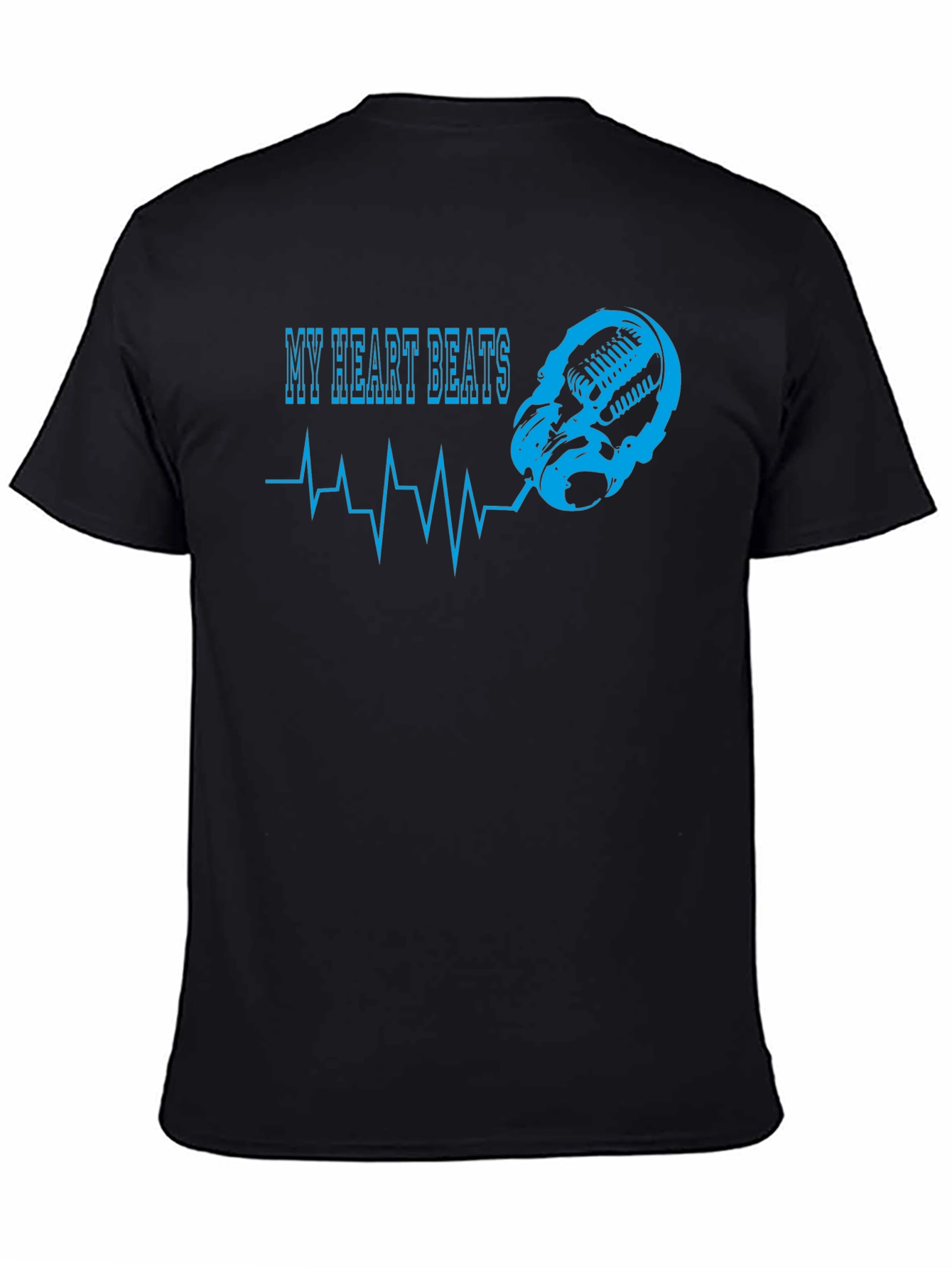 My Heart Beats Microphone T-Shirt