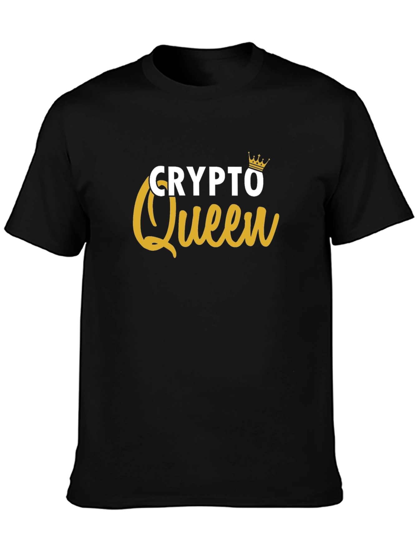 Crypto Queen Graphic Tee - Black