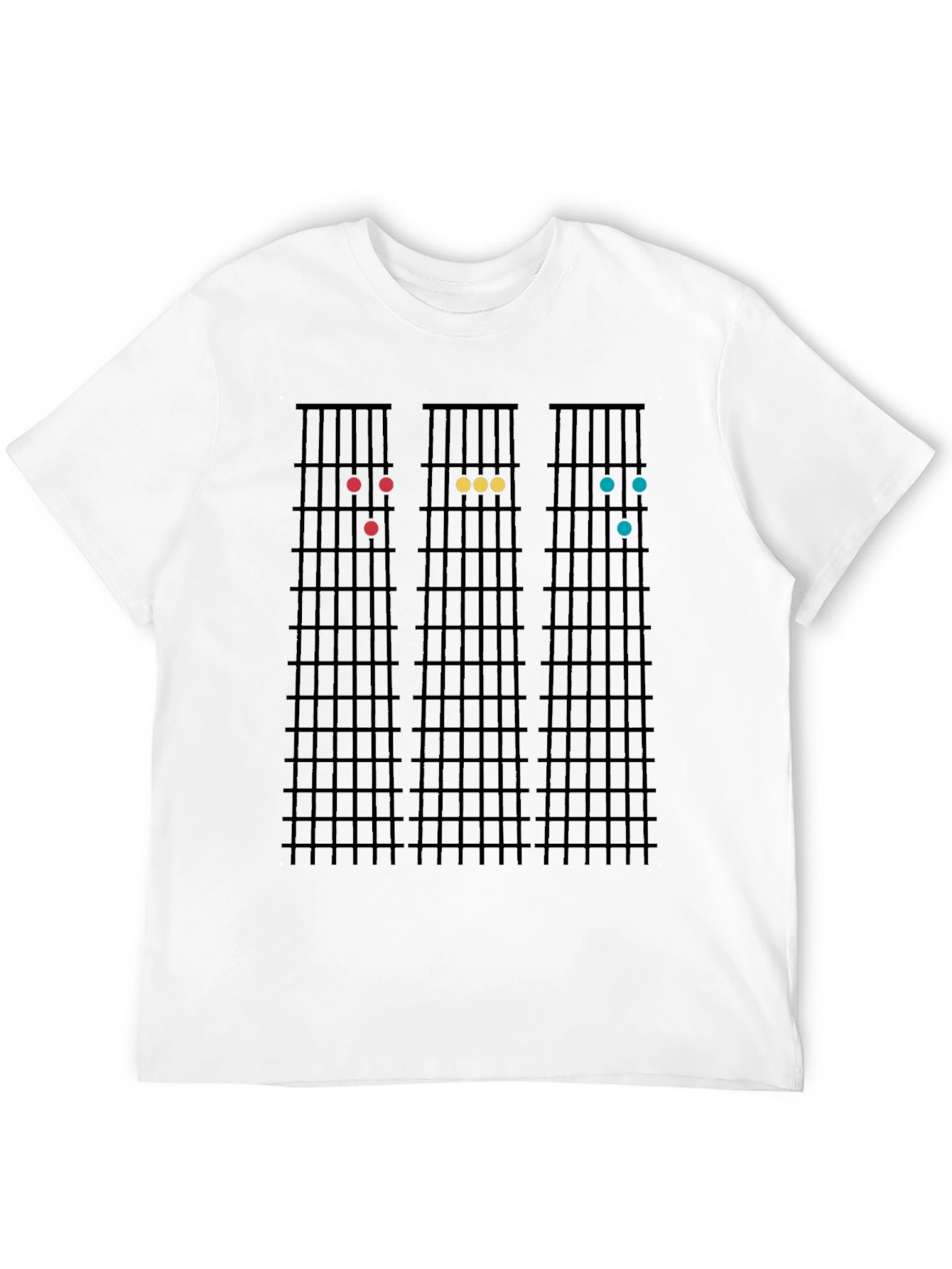 Guitar Chord Chart T-Shirt - Musical Style Tee