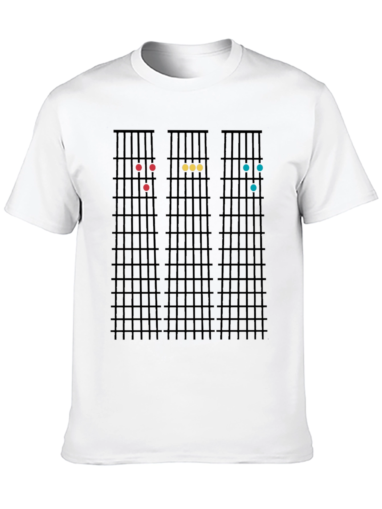 Guitar Chord Chart T-Shirt - Musical Style Tee