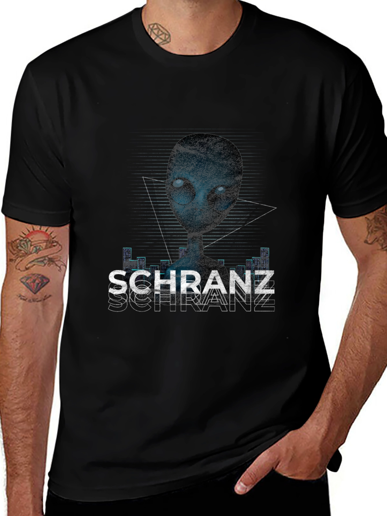Schranz Alien Graphic T-Shirt