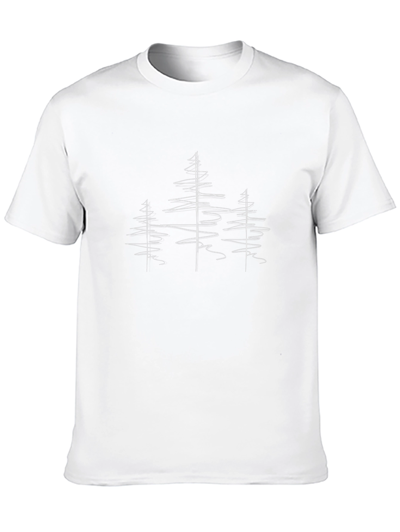 Abstract Forest T-Shirt - Black