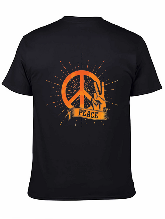 Peace Sign T-Shirt - Retro Style