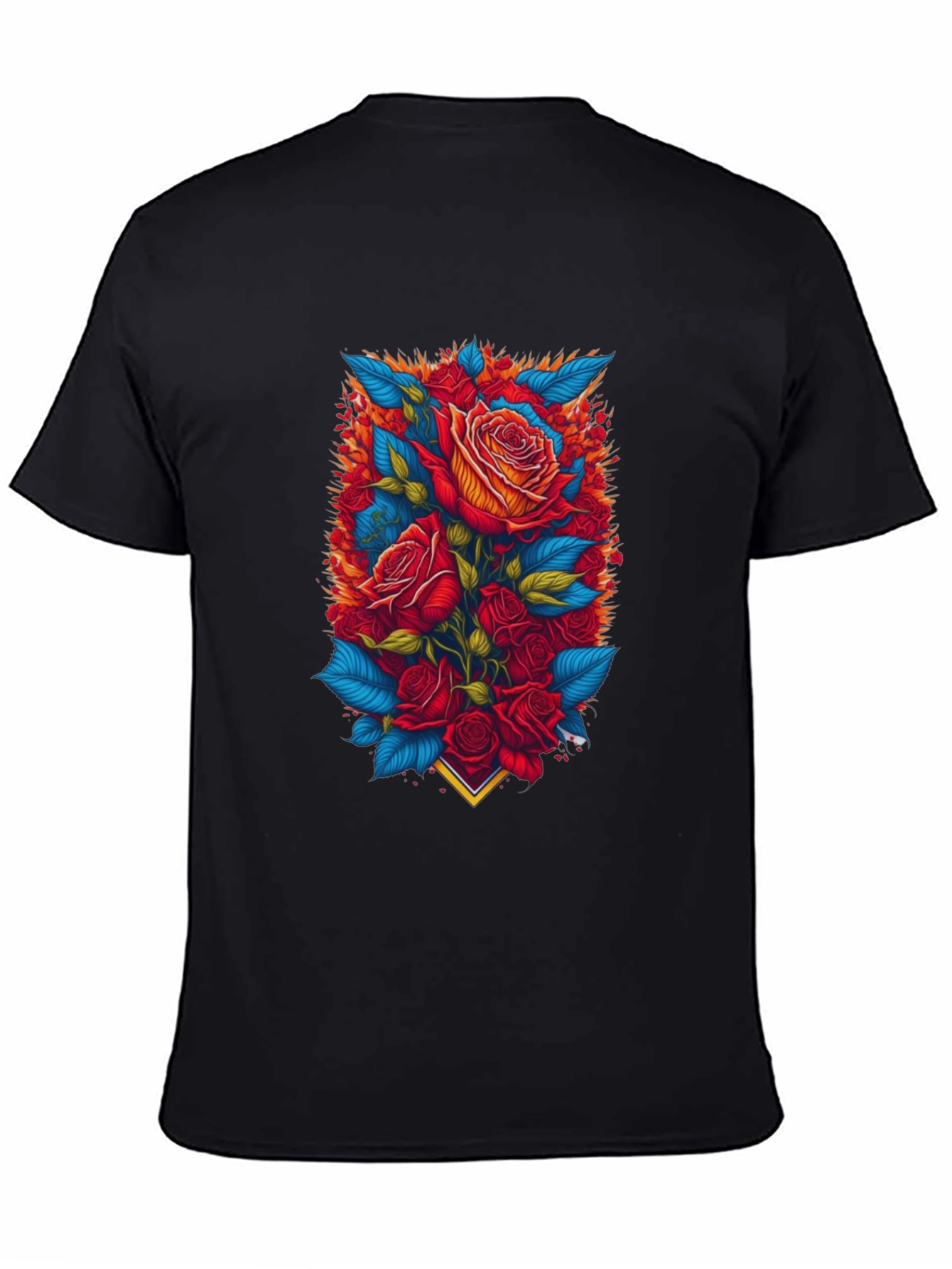 Floral Rose T-Shirt - Bold Graphic Print